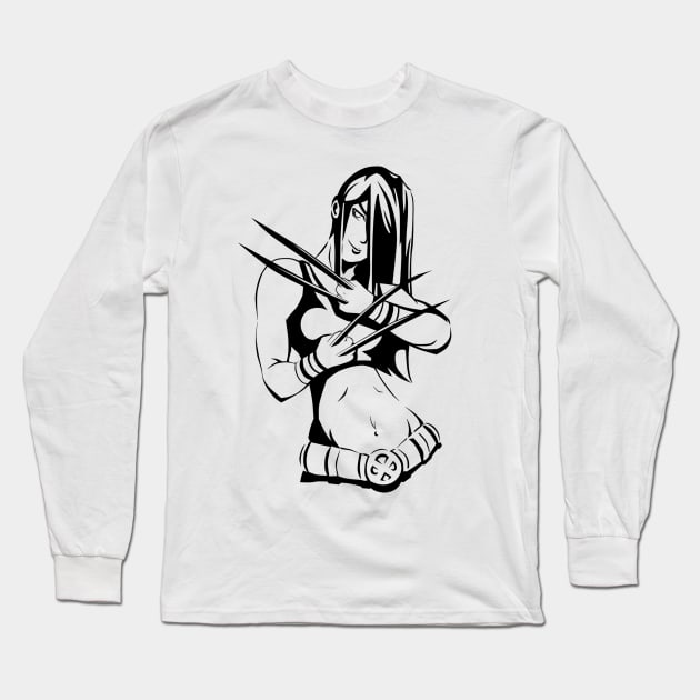 Marvel's X-23 Long Sleeve T-Shirt by Reddn